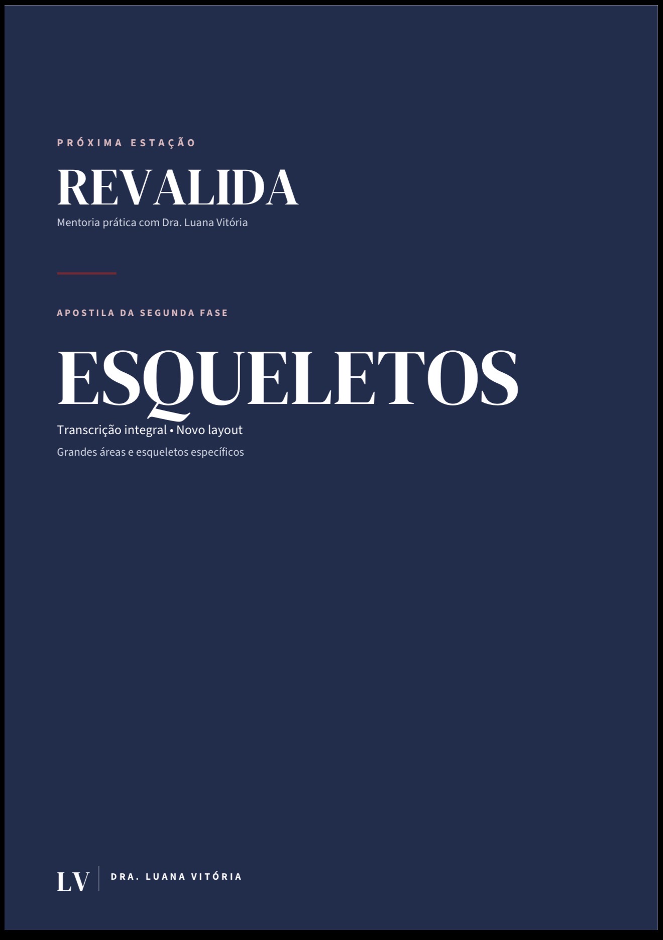 Capa original da apostila Esqueletos — Guia de Ouro